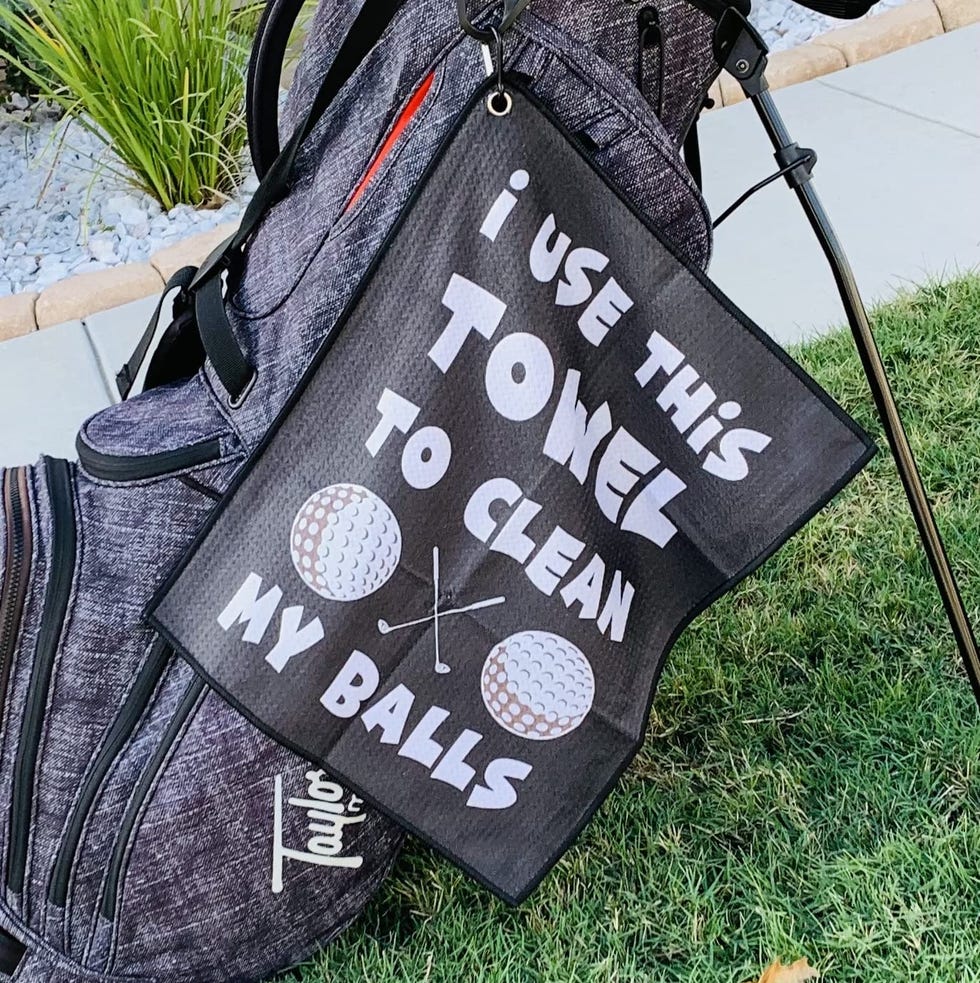 Funny Golf Towel, Printed Golf Towels Funny Golf Towel, Printed Golf Towels