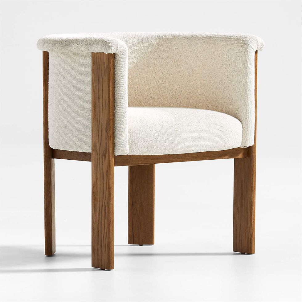 Axel Upholstered Curved Back Chair