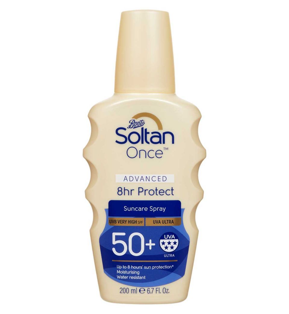 Soltan Once Advanced 8hr Protect Sun Cream Spray SPF50+