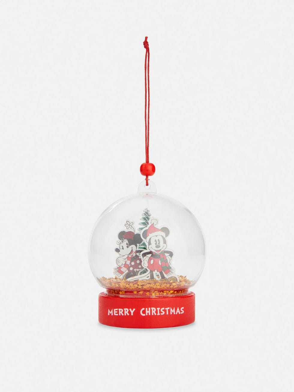 1. Bola De Nieve Para El Árbol De Mickey Y Minnie, Por 4 Euros En Primark