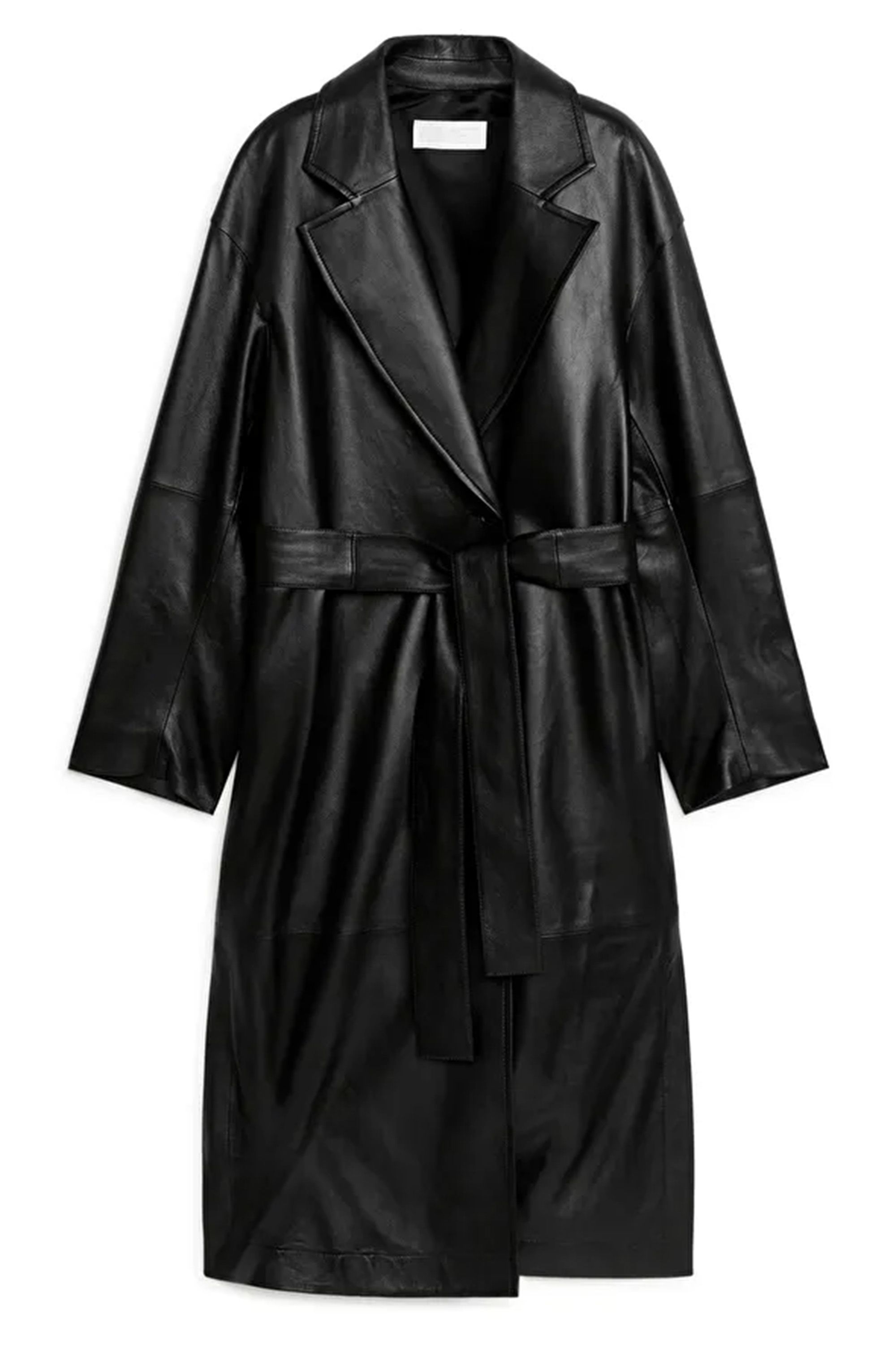 Faux leather outlet trench coats