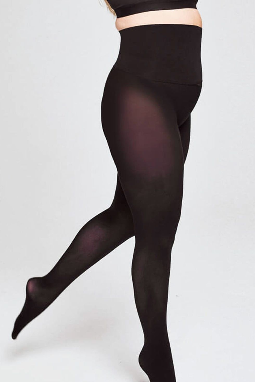 Black Ultimate Comfort Opaque 60D Tights Two Pack