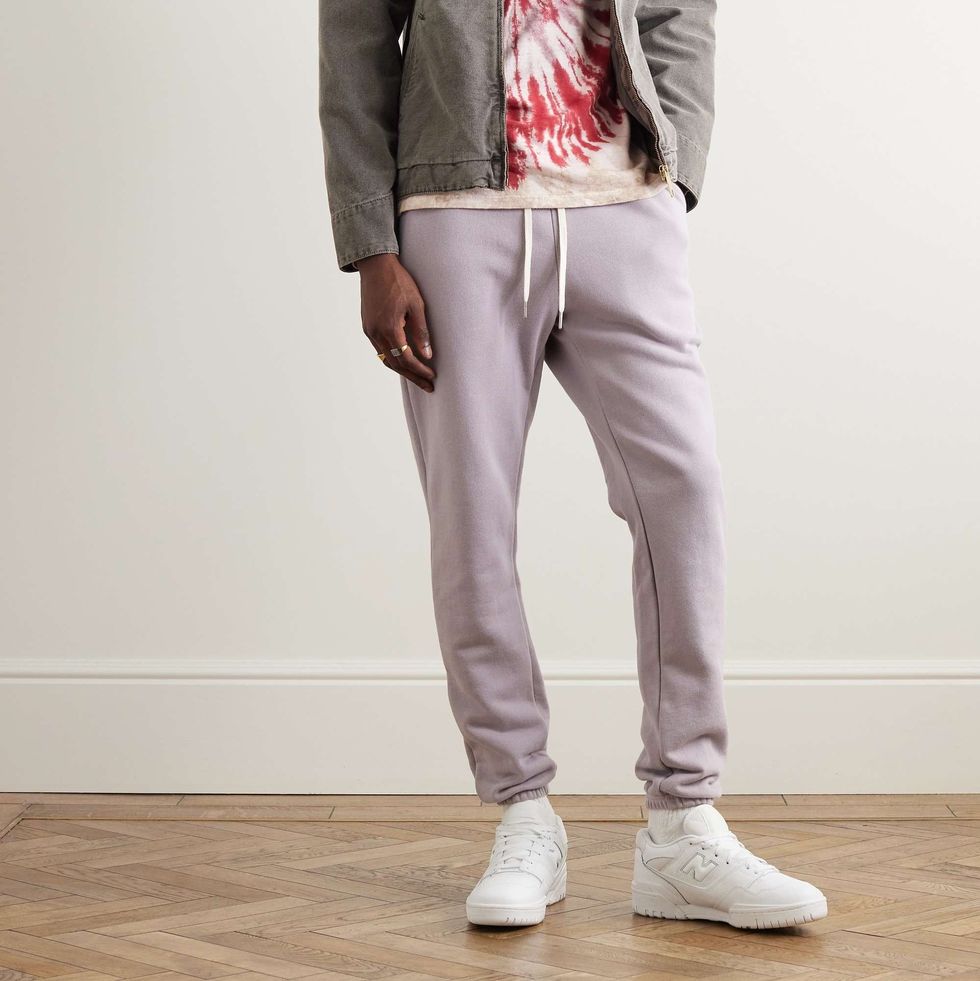 LA Tapered Cotton-Jersey Sweatpants