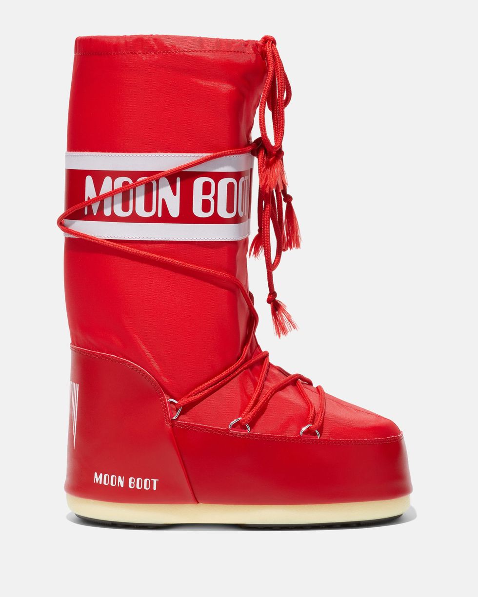 Icon Red Nylon Boots