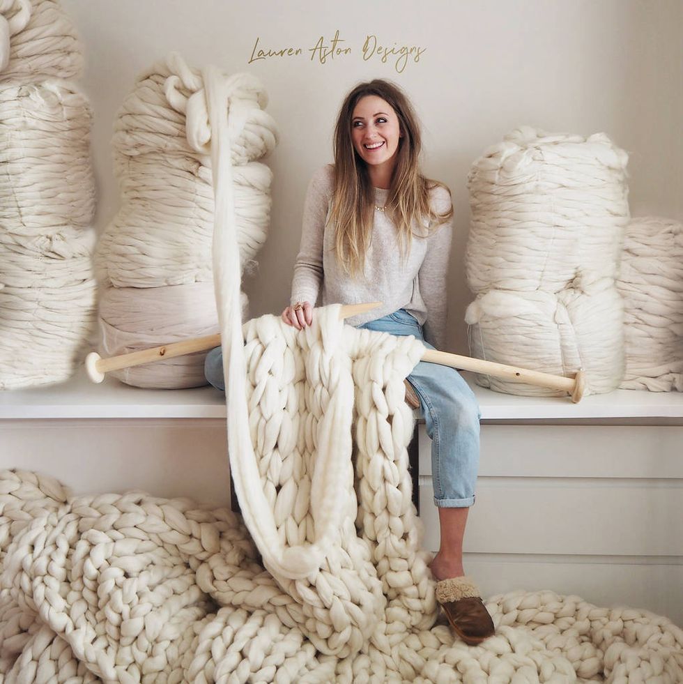 Knit Your Own Giant Blanket Kit 30+ Colours