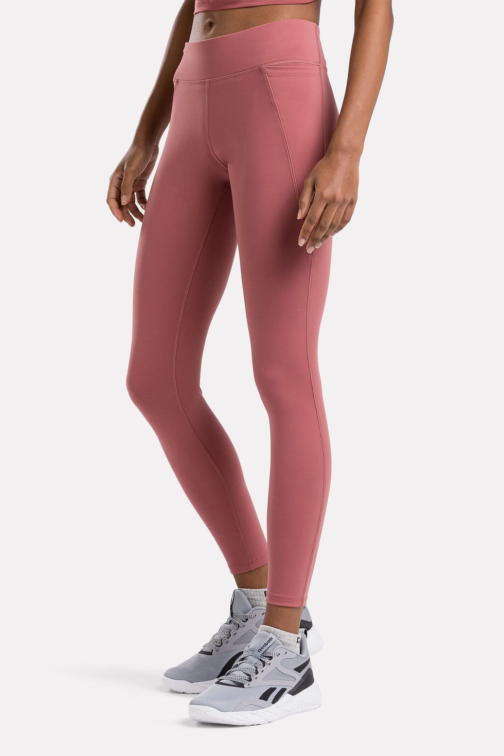 Reebok Pink High Waist Leggings in NEON PINK