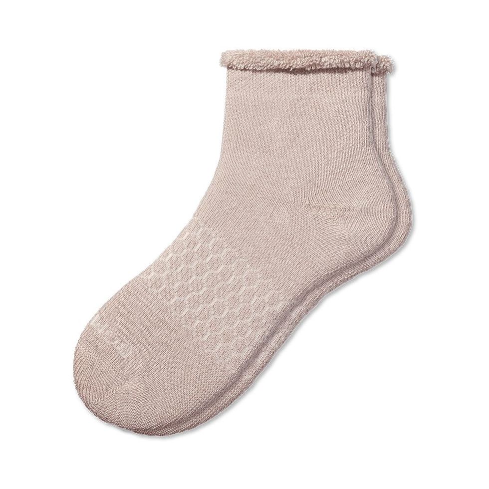 Merino Wool Blend Roll-Top House Socks