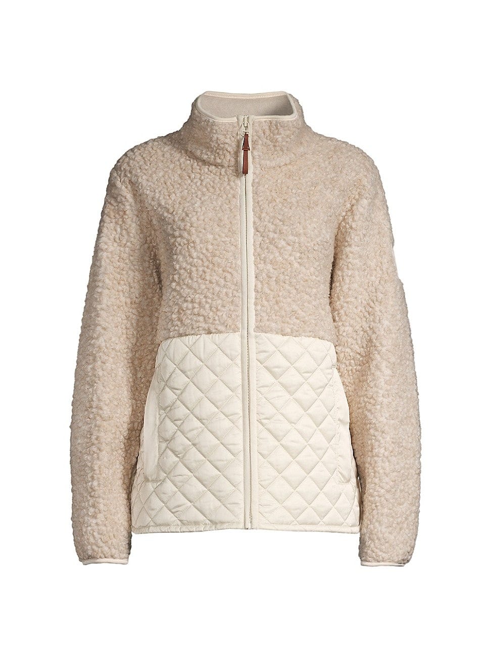 Sherpa Fleece Quilted Jacket