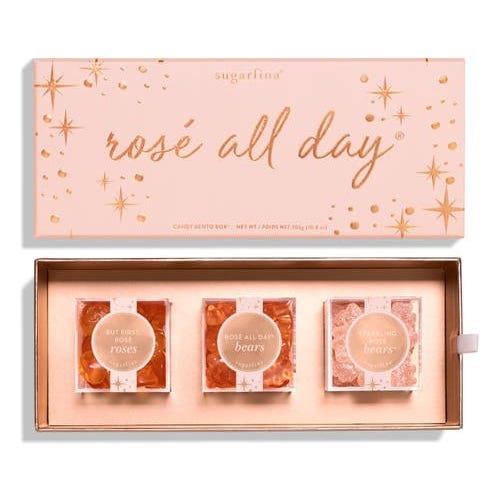 Rosé All Day 3-Piece Candy Bento Box
