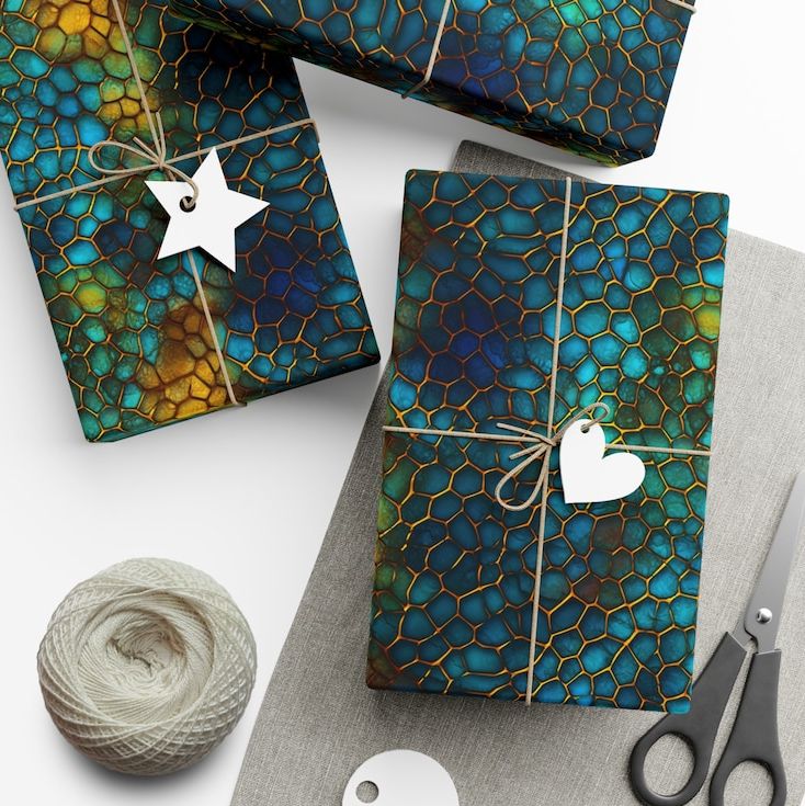 Zazzle + Distressed Gold Emerald Deep Green Wrapping Paper