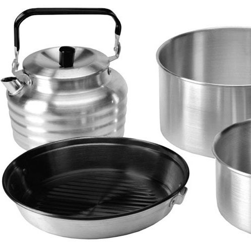 Vango Silver Aluminium Cook Set