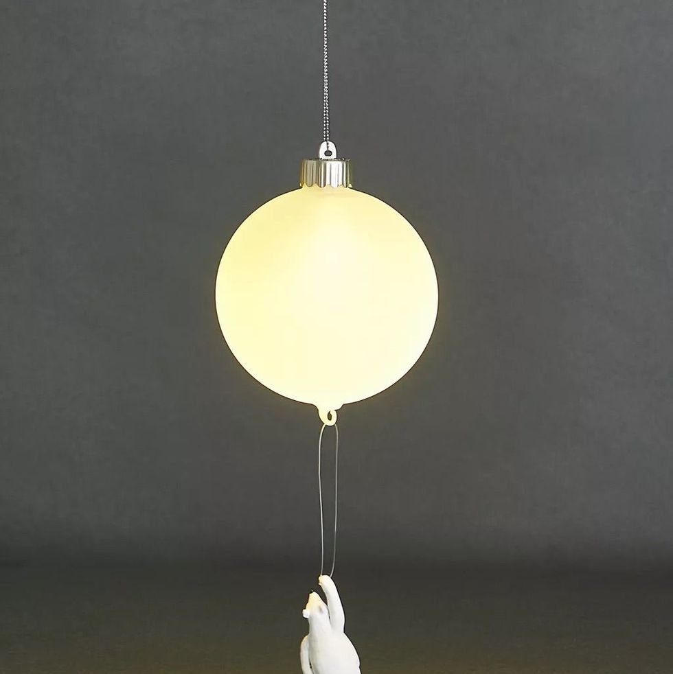 M&S Light Up Hanging Polar Bear Decoration