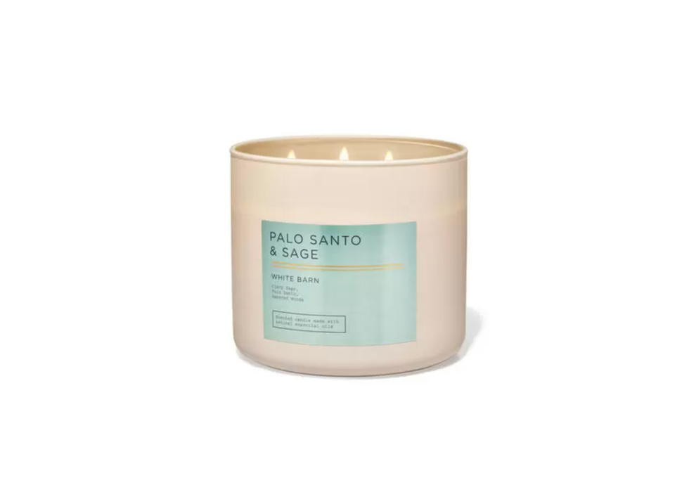 Palo Santo and Sage Three-Wick Candle