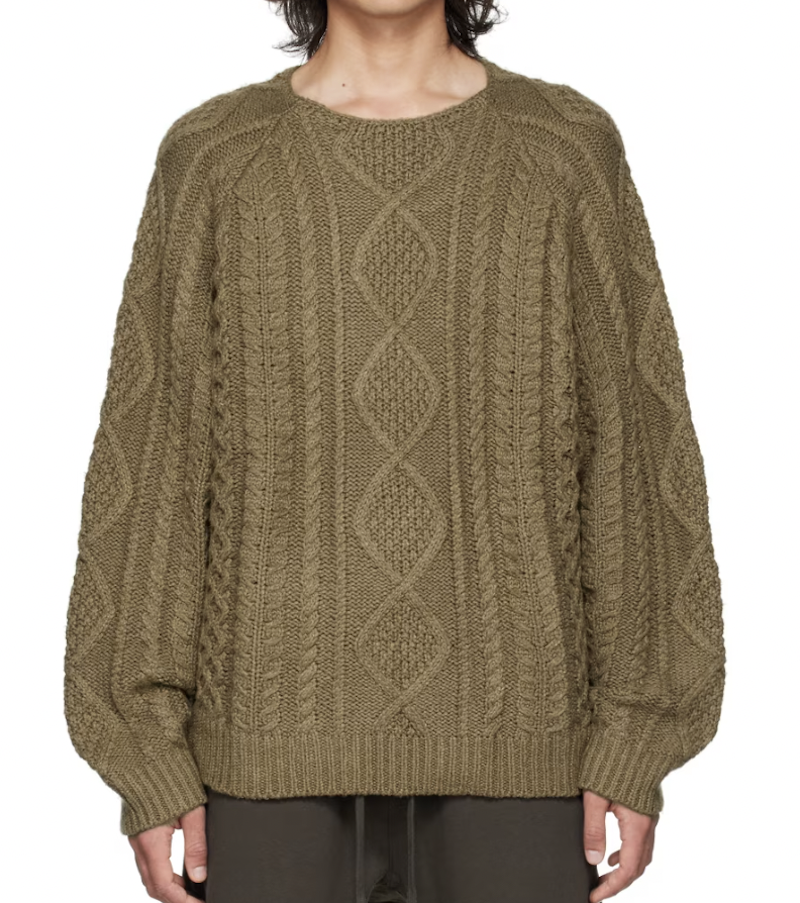 Cable knit sweater, Collection 2023