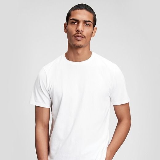 Gildan Men's Cotton Stretch T-Shirts, Multipack, Artic White (V