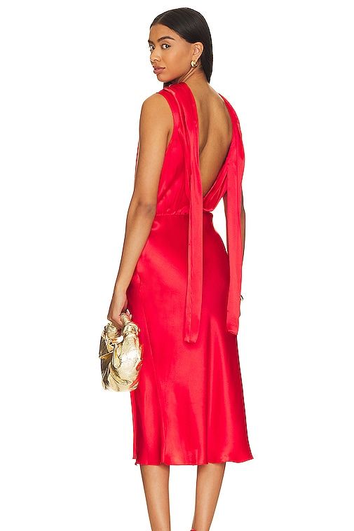Amanda Uprichard Walden Dress in Red