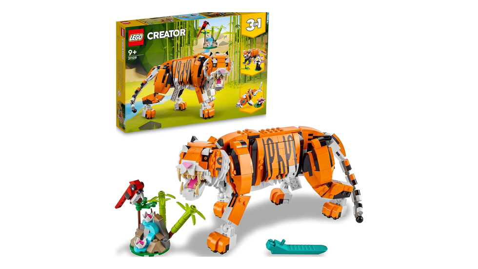 LEGO Creator 31129 3 in 1 Tigre Maestosa, si Trasforma in Panda o