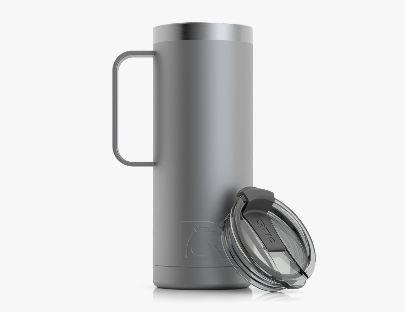 Everso 450ml Insulated Thermos Mug Travel Cup Mug for Hot and Cold Drinks Vacuum Stainless Steel Pop-Up Travel Cups for Water Coffee and Tea, Size: 20