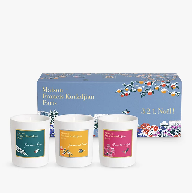 Maison Francis Kurkdjian Candles, Set of Three
