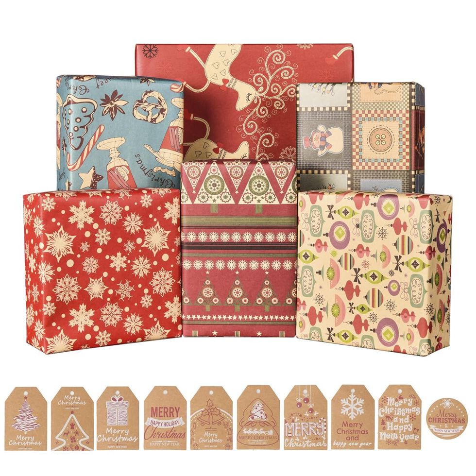 Gift-Wrapping Paper Made from Recycled Paper