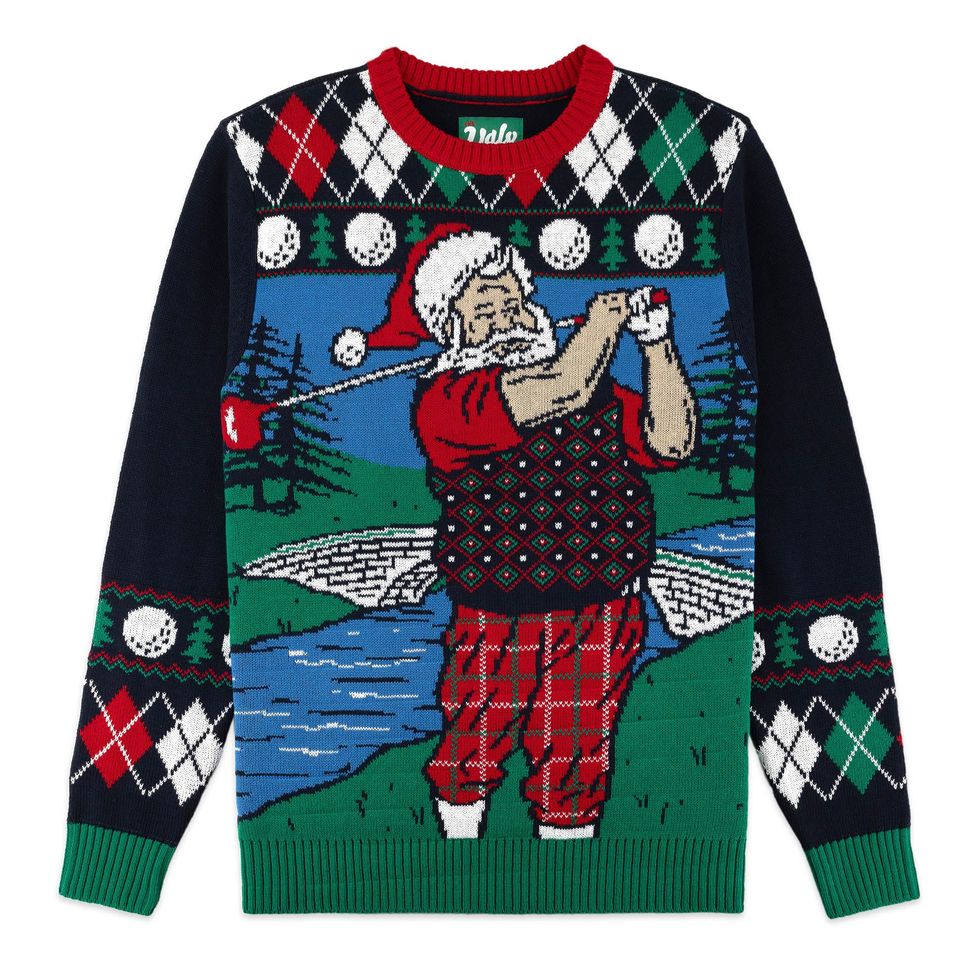 Golf Sports Ugly Christmas Sweater