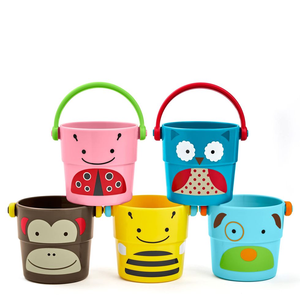Zoo Stack & Pour Bath Buckets