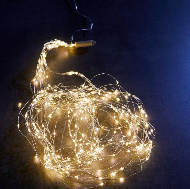 Guirlande avec câble transparent 100 LED Noël El Corte Inglés · Maison · El  Corte Inglés