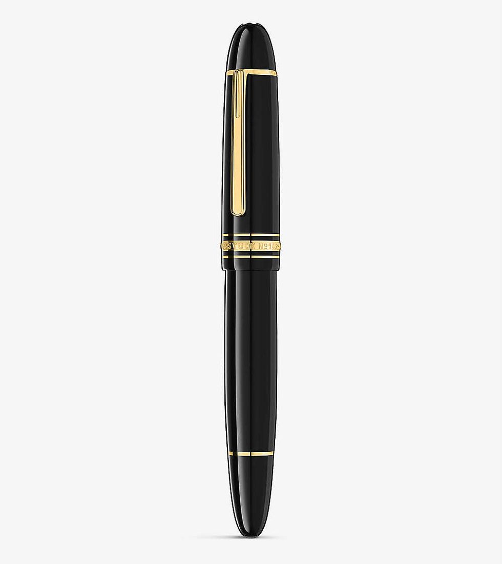 MONTBLANC Meisterstück LeGrand 14ct gold-coated precious resin fountain pen