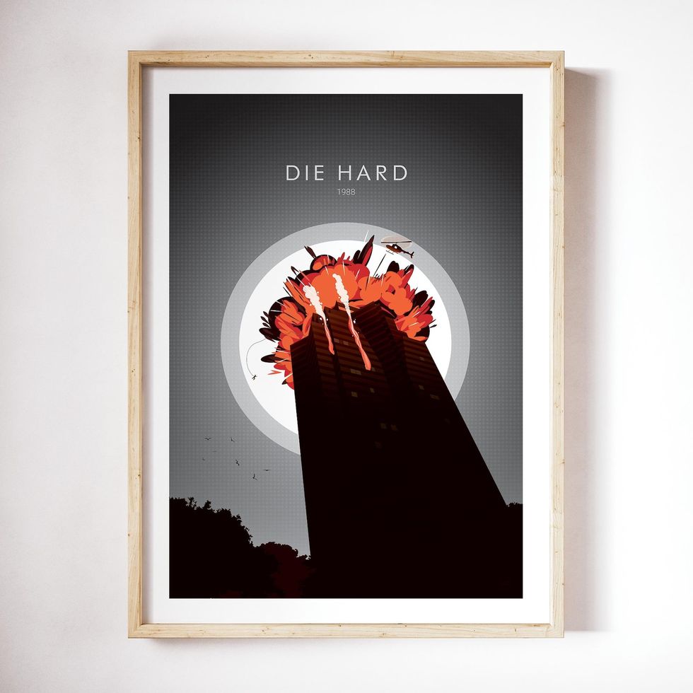 Die Hard minimalist poster