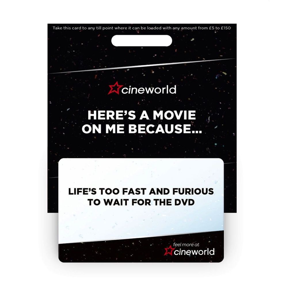 Cineworld gift card