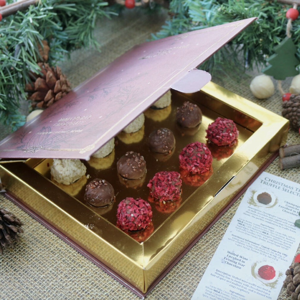 Crimson Book of Christmas Chocolate Truffles