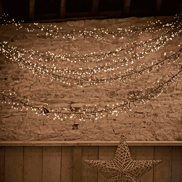 Cox & Cox The Ultimate Outdoor Twinkle Light Garland