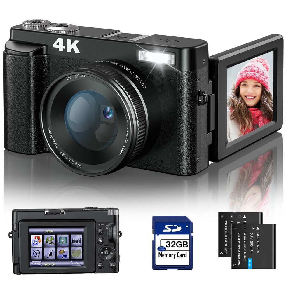 4K Digital Camera for Photography and Video