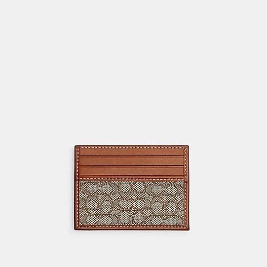 Card Case In Micro Signature Jacquard