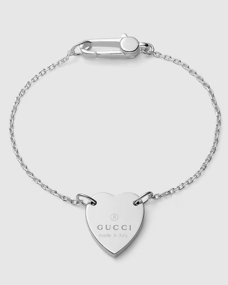 Trademark Bracelet with Heart Pendant