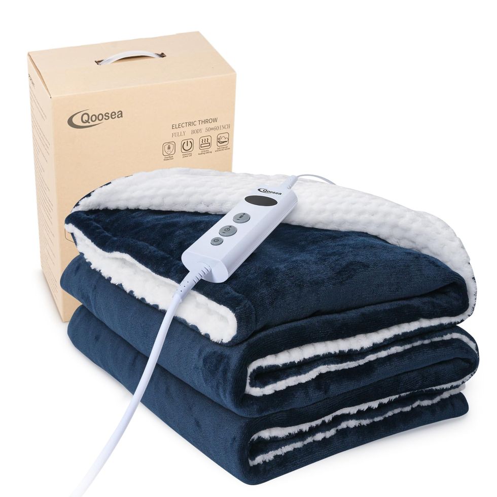 Qoosea Heated Blanket Throw Electric Blanket Twin 50 * 60 inch