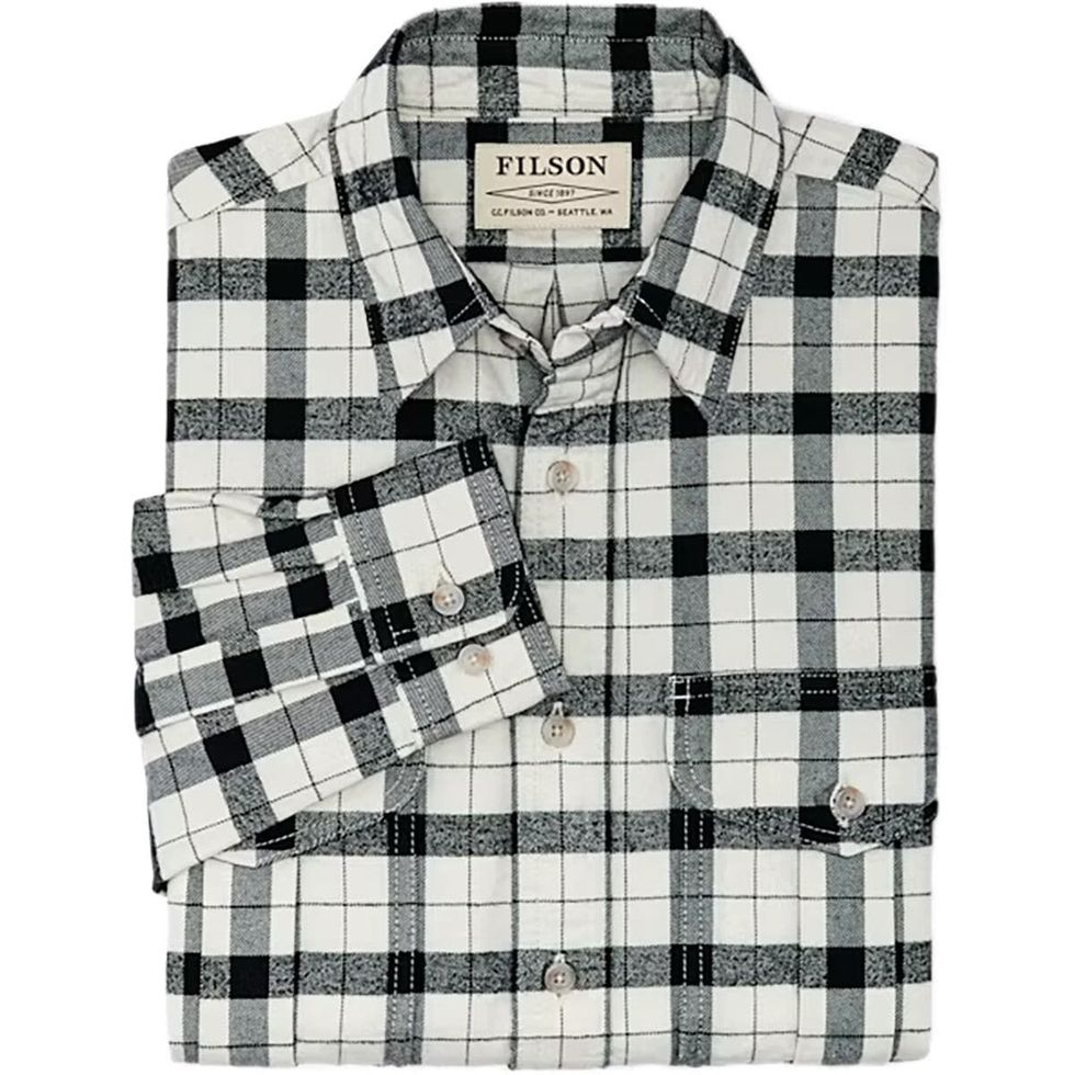 Check styling ideas for「Flannel Checked Long-Sleeve Shirt、Utility Work Pants」