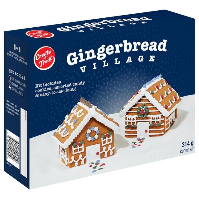 Create A Treat Gingerbread House Mini Village