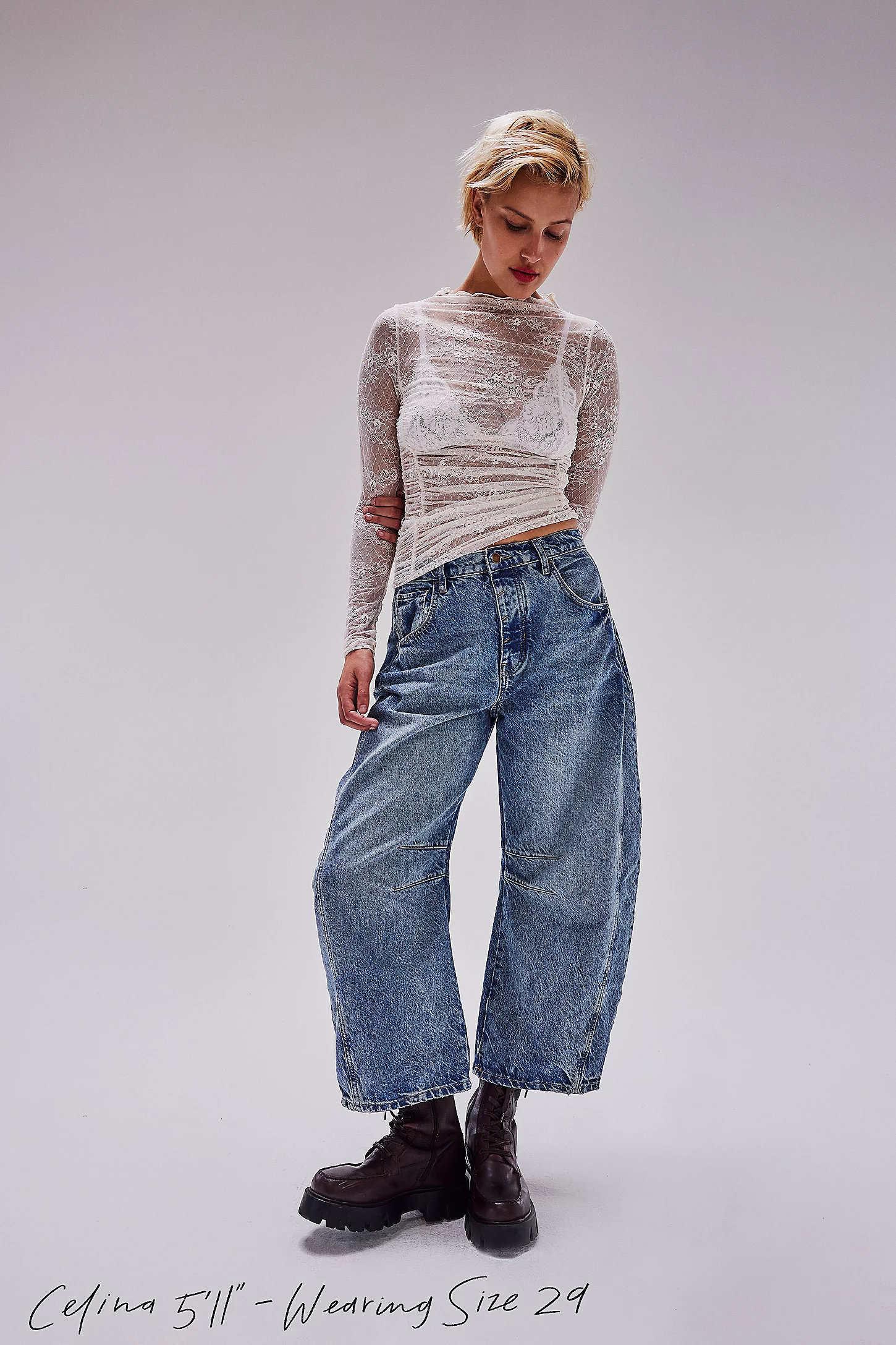 Barrel Leg Jeans Are Officially The Denim Shape Of The Season   1701860133 Barrel Leg Jeans 657052ee0c243 