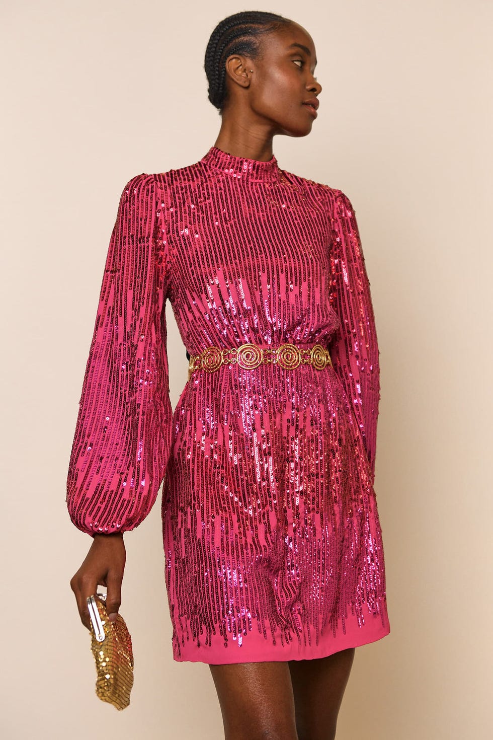 Lara - Hot Pink Sequin