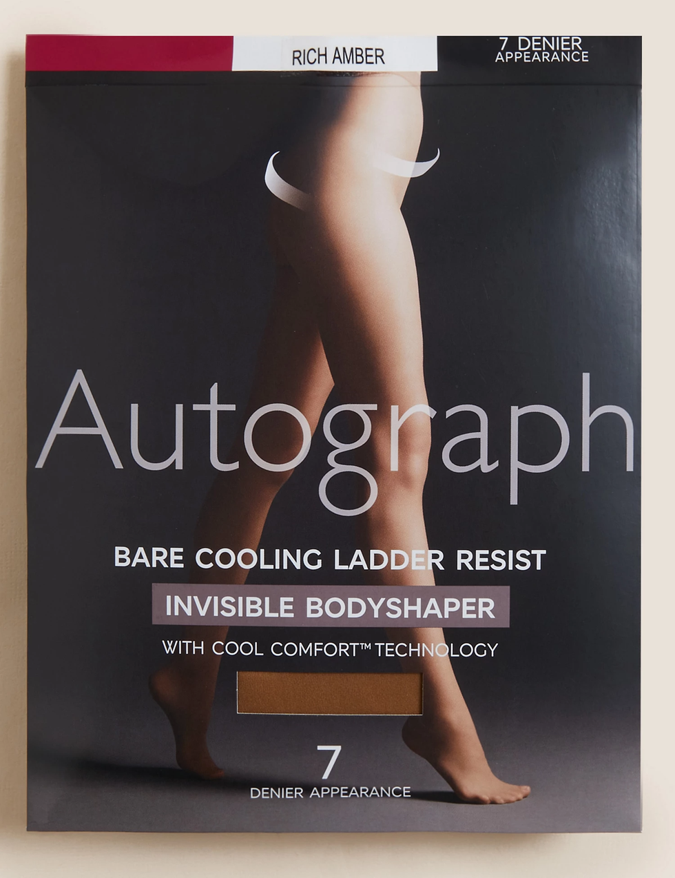 7 Denier Cool Comfort™ Invisible Body Shaper Tights
