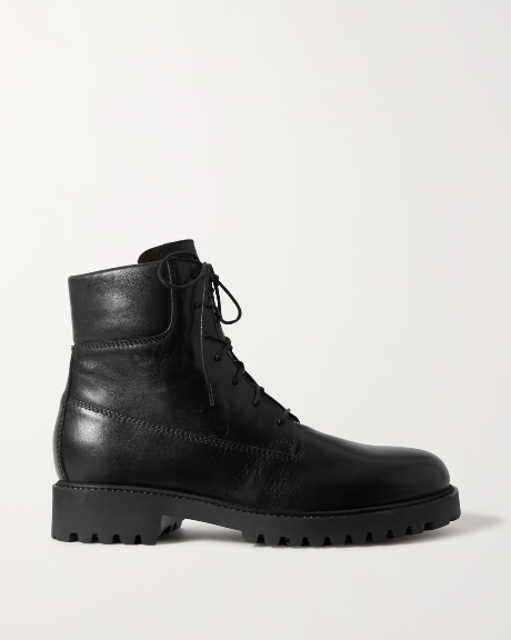 The Husky Lace-up Leather Boots