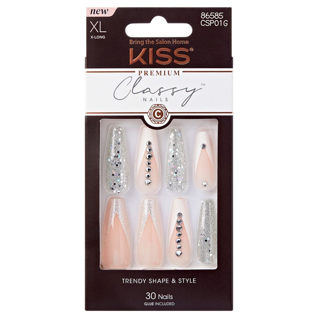 ‼️RARE‼️Kiss Long Length Salon French Manicure Nails 10 New deals Packs!