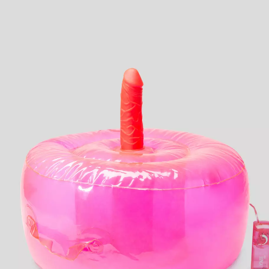 Inflatable Vibrating Dildo Chair