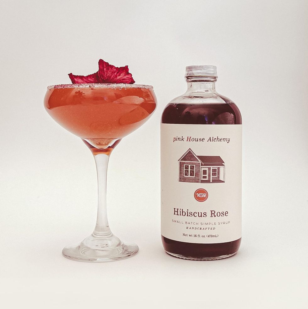 Hibiscus Rose Simple Syrup