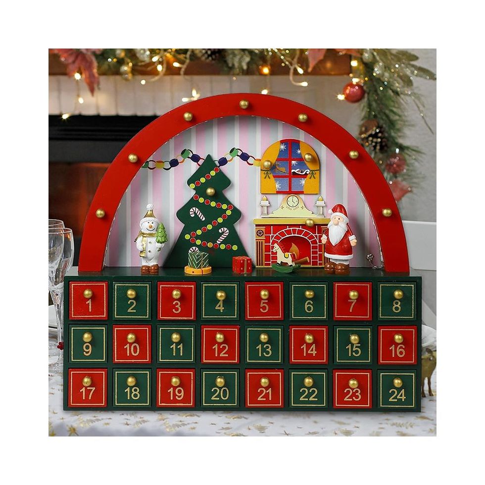  hatisan Large Christmas Ornament storage with Side