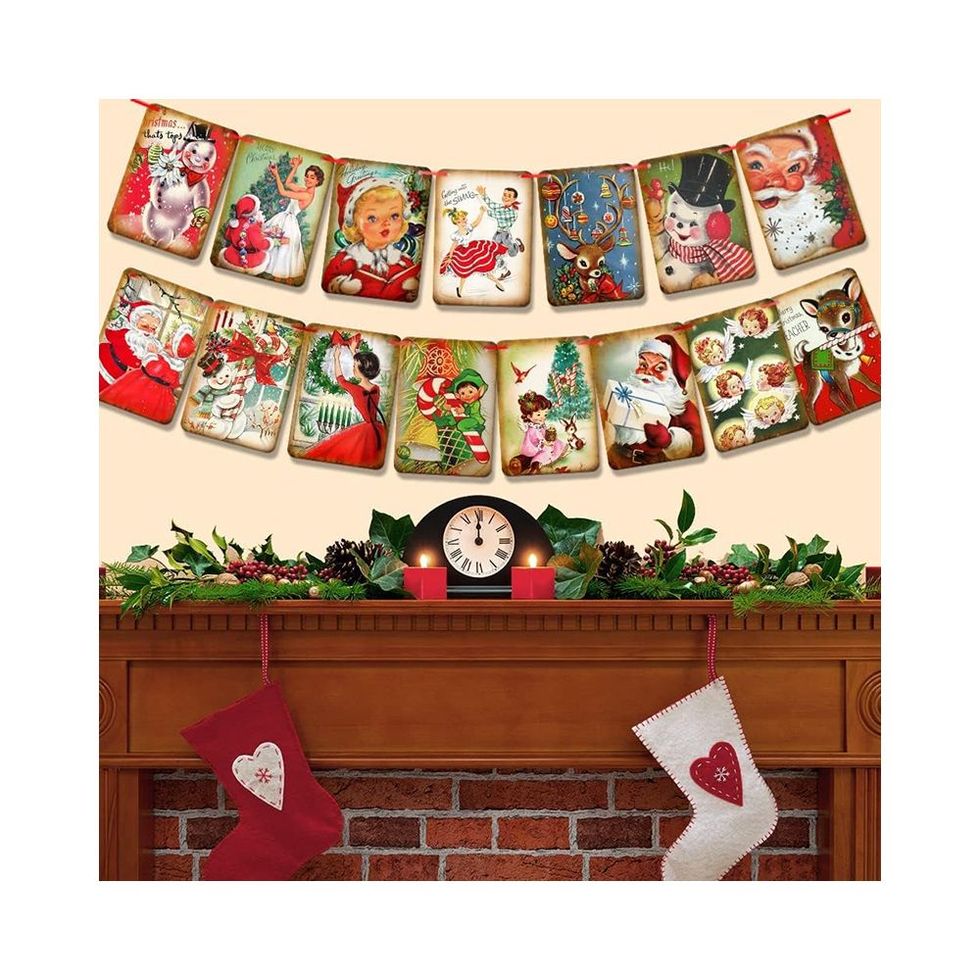Vintage Style Christmas Banner