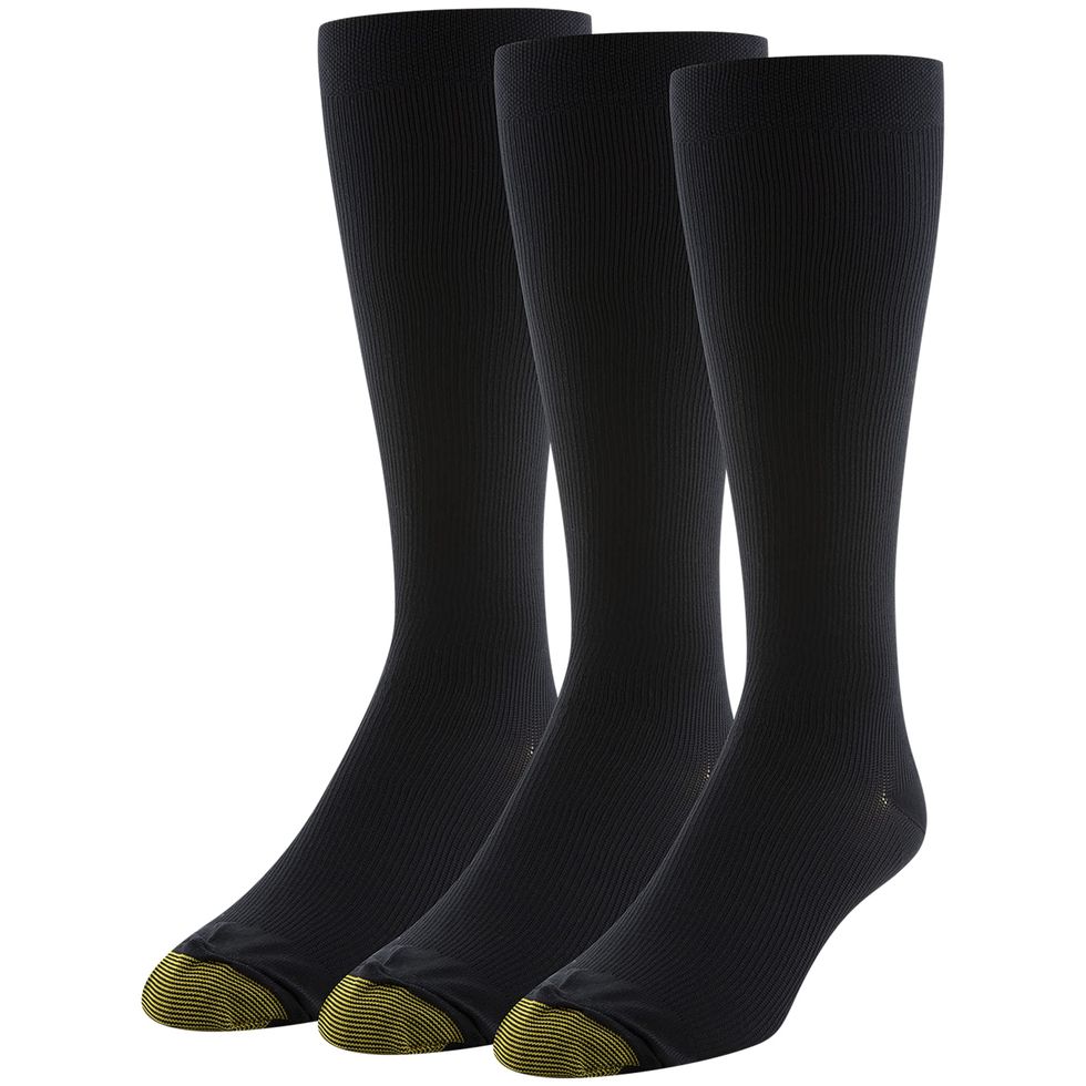 Mild Compression Over The Calf Socks (3-Pairs)
