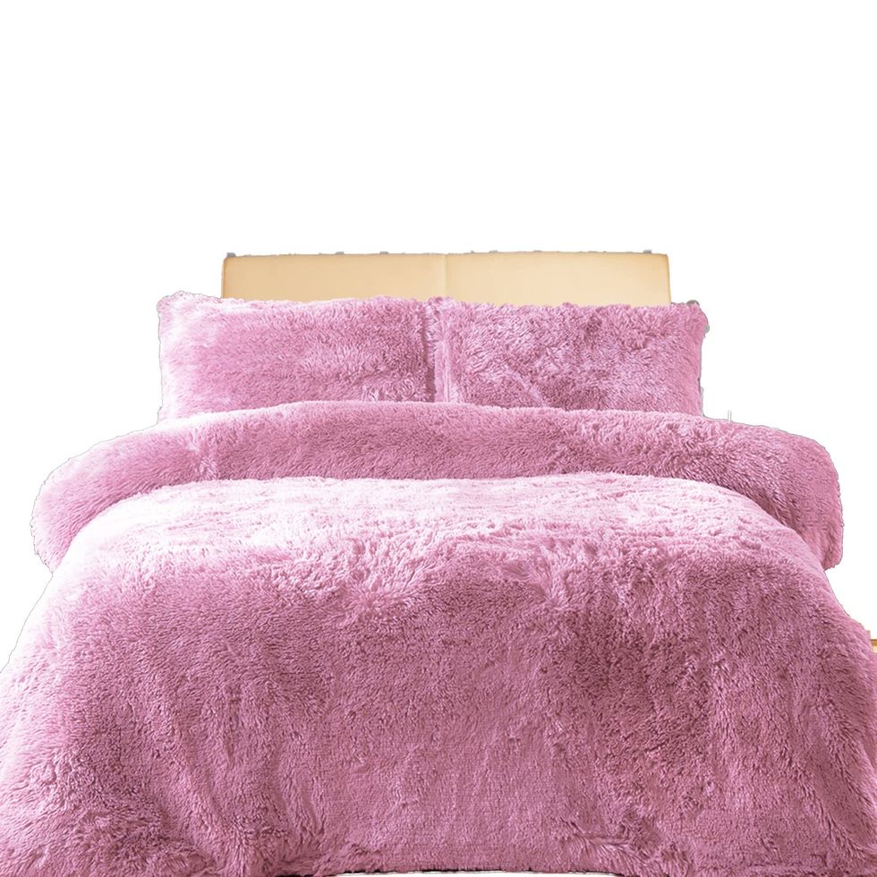 Teddy Bear Pink Duvet Cover Set