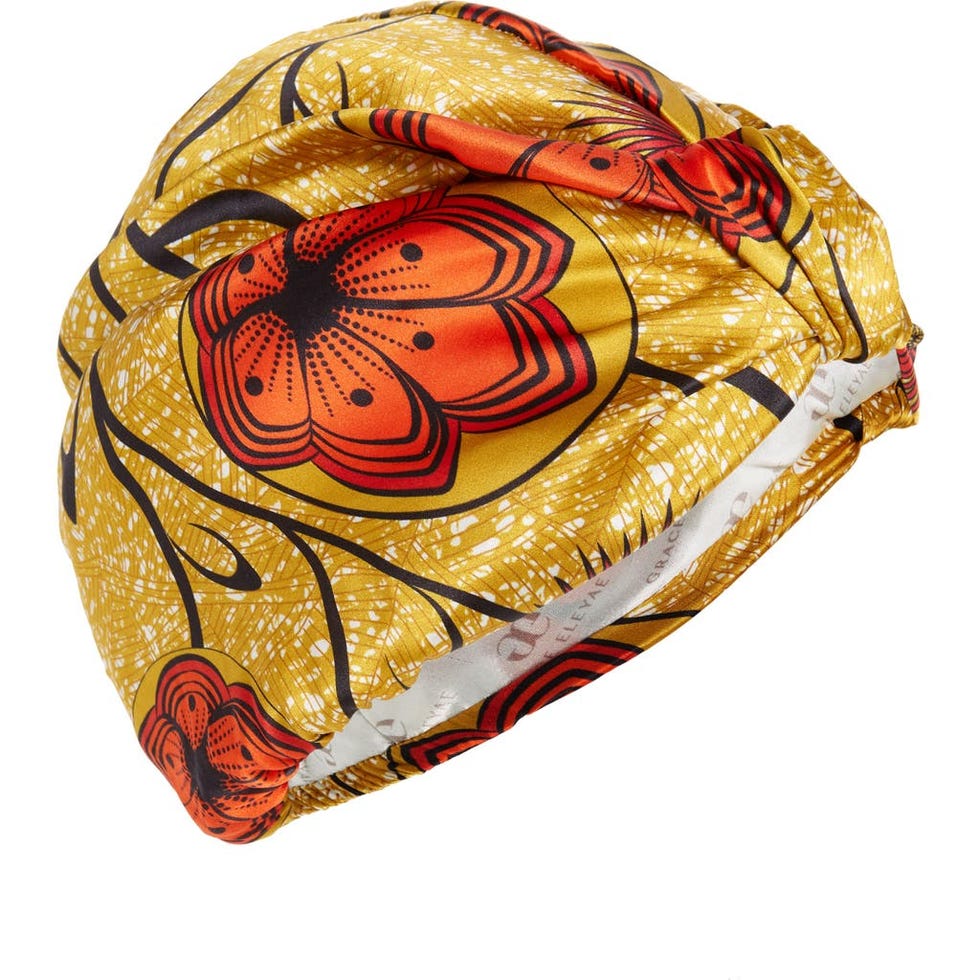 Floral Silk Head Wrap